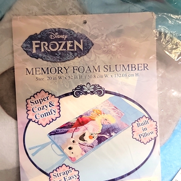 Disney Frozen Elsa & Anna Memory Foam Slumber Nap Mat - With Built In Pi… - Picture 5 of 5